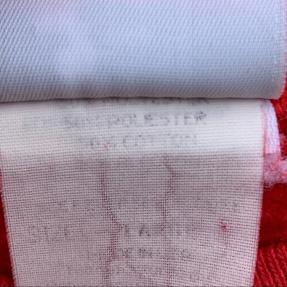 Vintage Mickey & Co Sweatshirt Red Crewneck Plaid Disney World Mickey Mouse - Picture 4 of 6